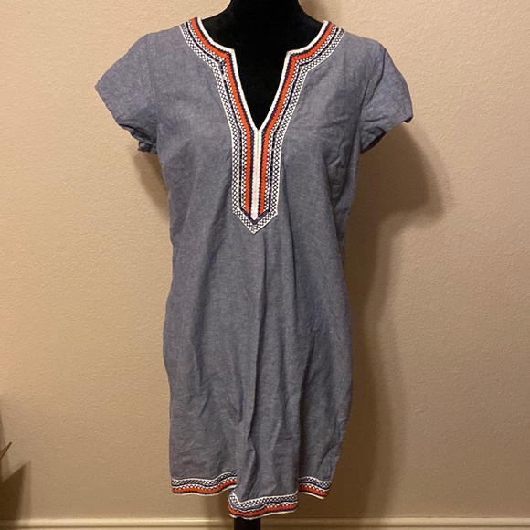 Mud Pie Dresses & Skirts - Mudpie Short Sleeve Denim Dress